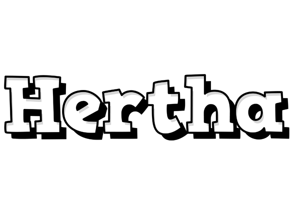 Hertha snowing logo