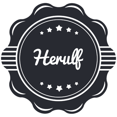 Herulf badge logo