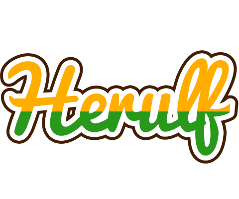 Herulf banana logo