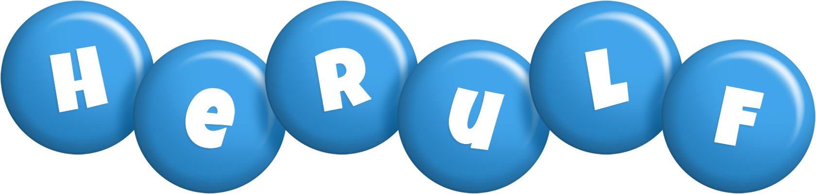 Herulf candy-blue logo