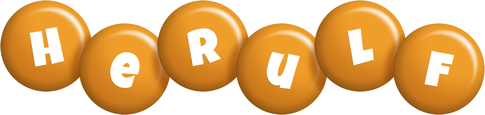 Herulf candy-orange logo