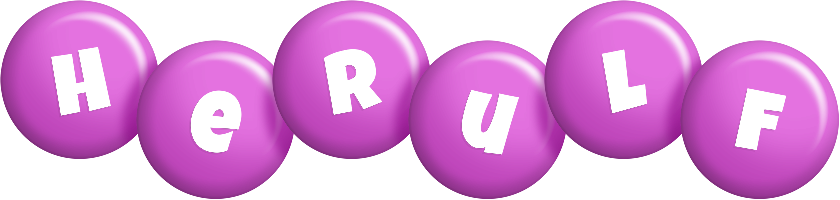 Herulf candy-purple logo