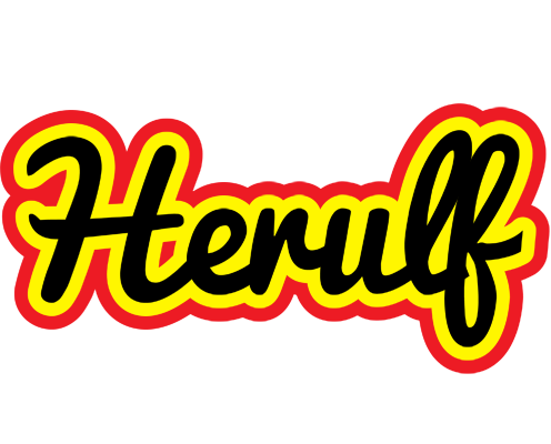 Herulf flaming logo