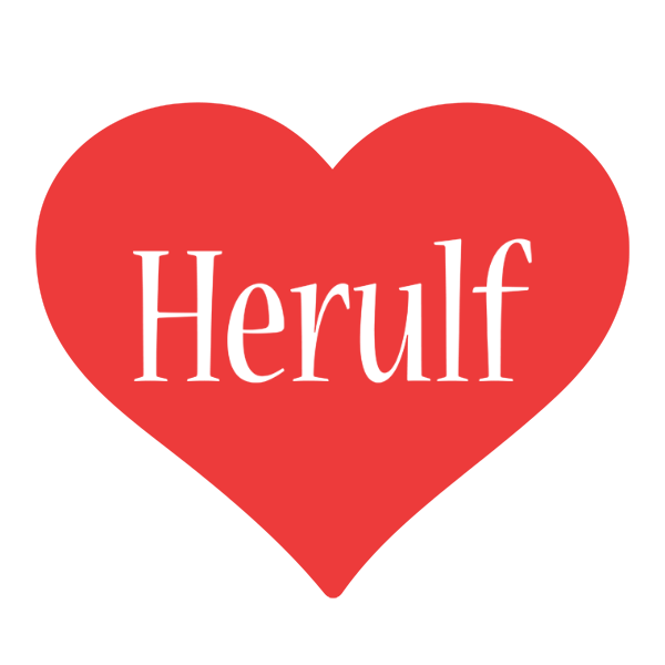 Herulf love logo