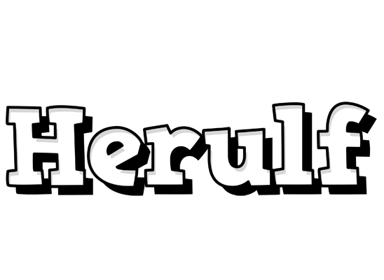 Herulf snowing logo