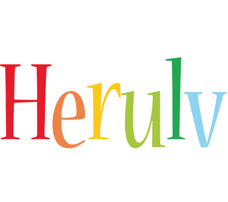 Herulv birthday logo