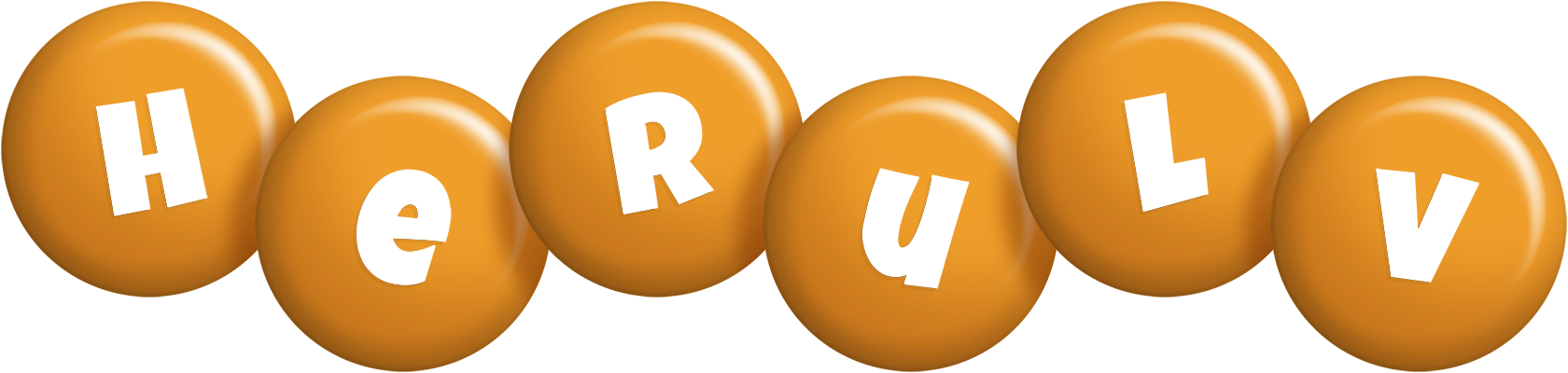 Herulv candy-orange logo
