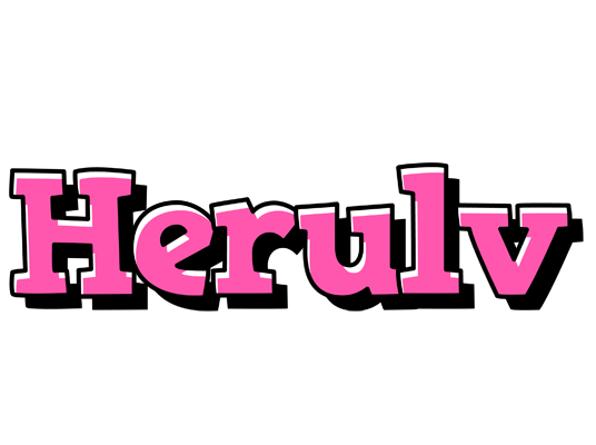 Herulv girlish logo