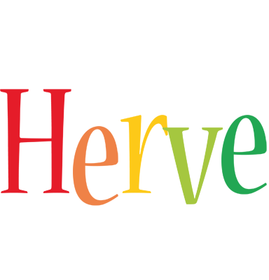 Herve birthday logo