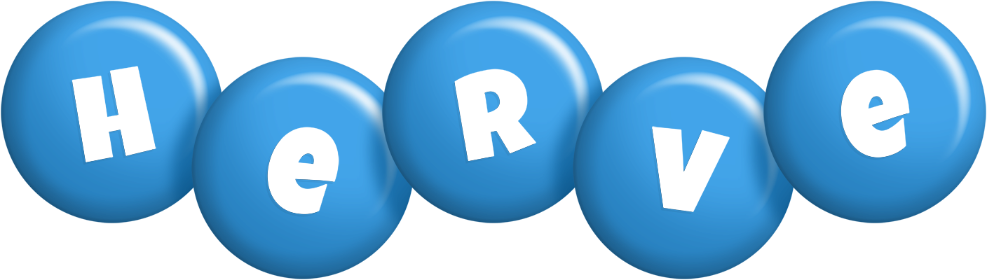 Herve candy-blue logo