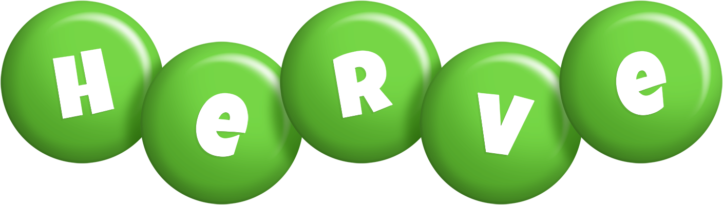 Herve candy-green logo
