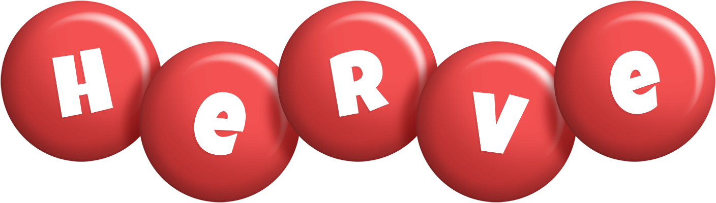 Herve candy-red logo
