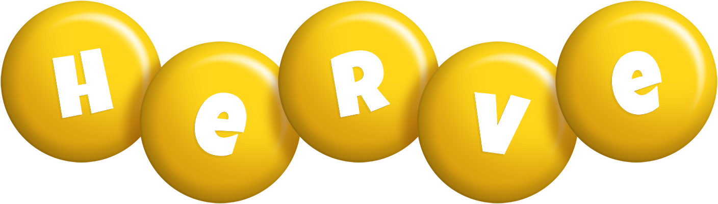 Herve candy-yellow logo