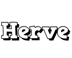 Herve snowing logo