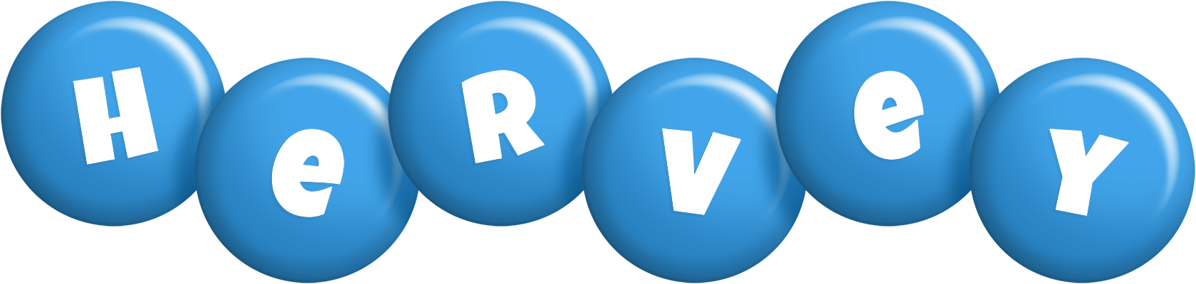 Hervey candy-blue logo