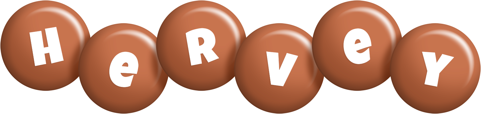 Hervey candy-brown logo
