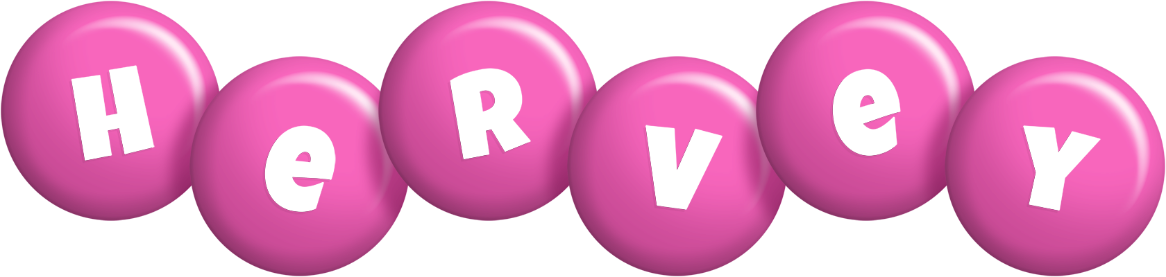 Hervey candy-pink logo