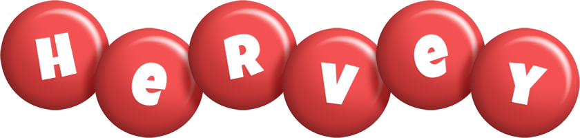 Hervey candy-red logo