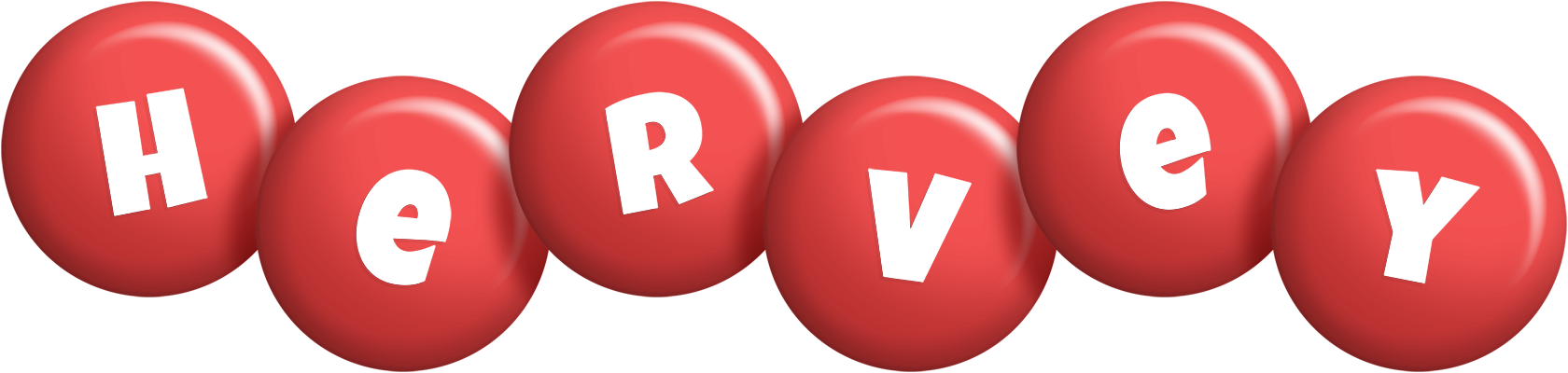 Hervey candy-red logo