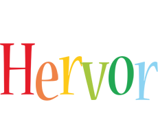 Hervor birthday logo