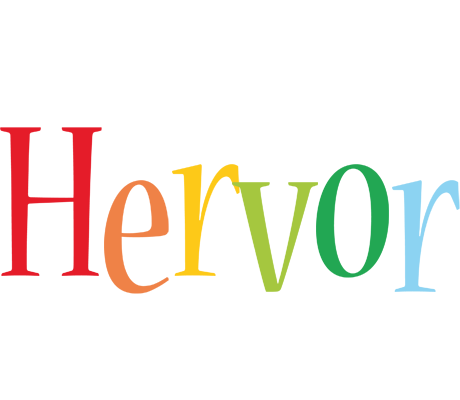 Hervor birthday logo