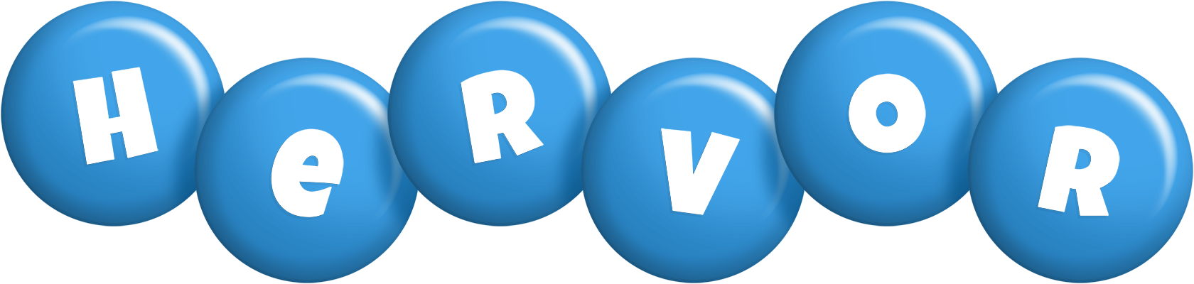 Hervor candy-blue logo