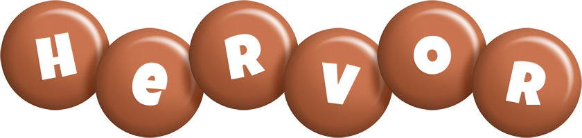 Hervor candy-brown logo