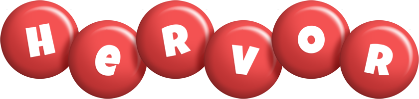 Hervor candy-red logo