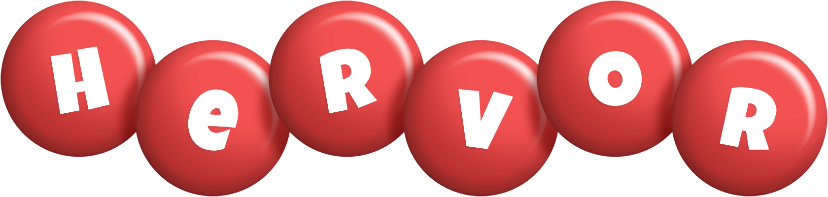Hervor candy-red logo