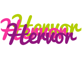 Hervor flowers logo