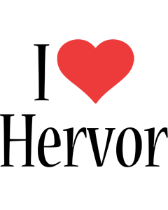 Hervor i-love logo
