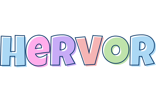 Hervor pastel logo