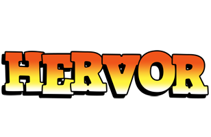 Hervor sunset logo