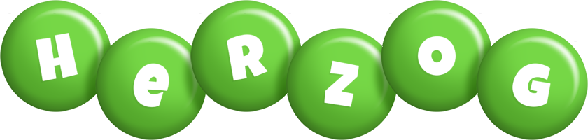 Herzog candy-green logo