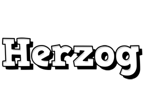 Herzog snowing logo