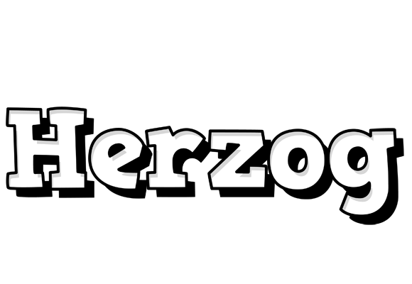 Herzog snowing logo