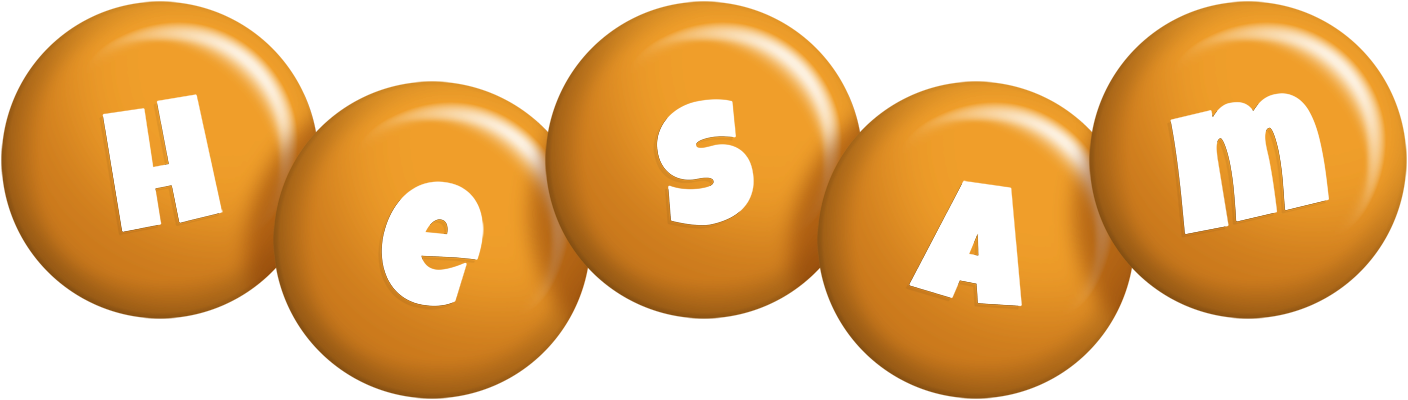 Hesam candy-orange logo