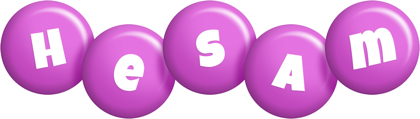 Hesam candy-purple logo