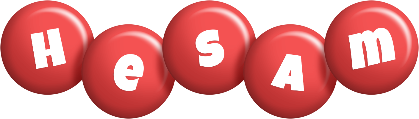 Hesam candy-red logo