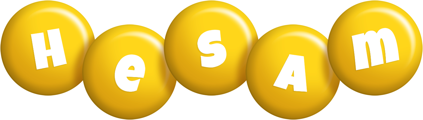 Hesam candy-yellow logo
