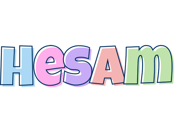 Hesam pastel logo