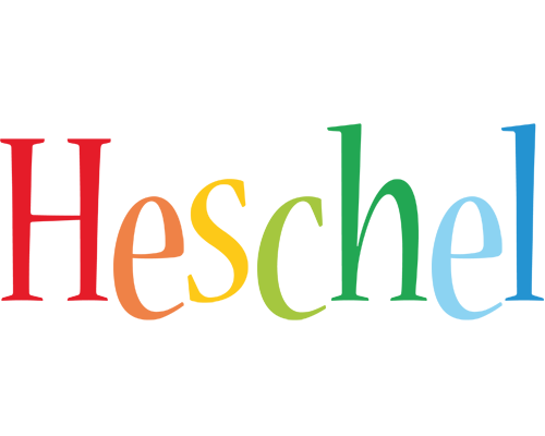 Heschel birthday logo