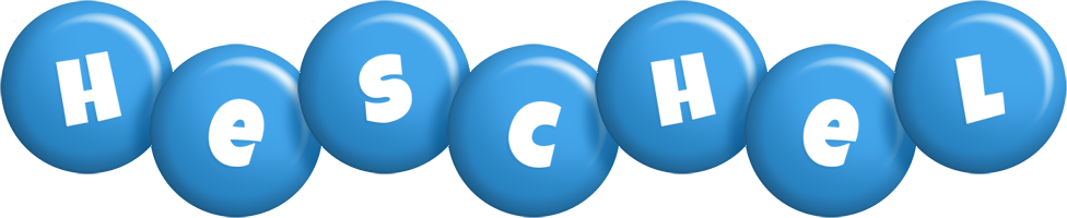 Heschel candy-blue logo