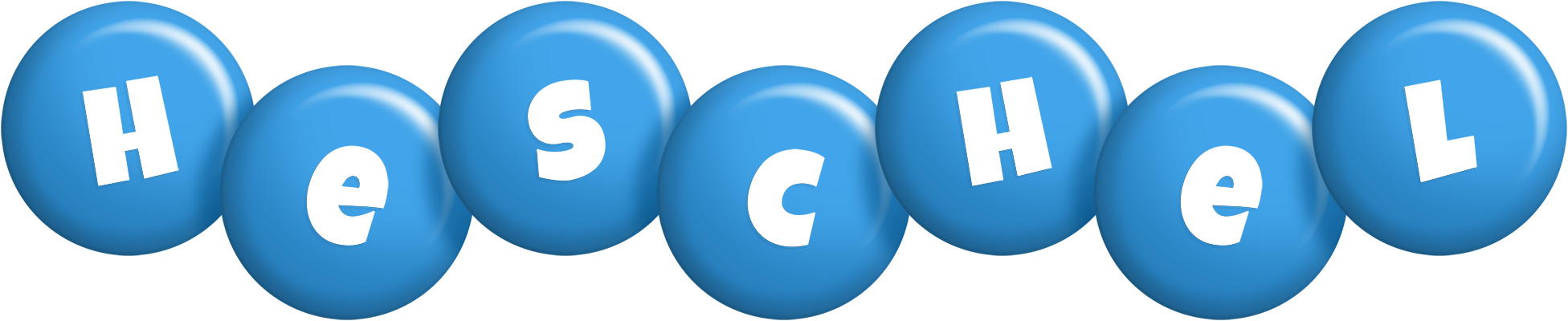 Heschel candy-blue logo