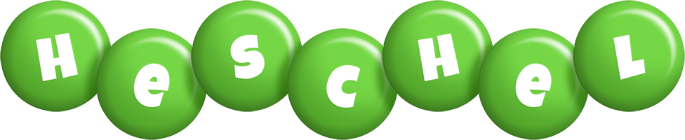 Heschel candy-green logo