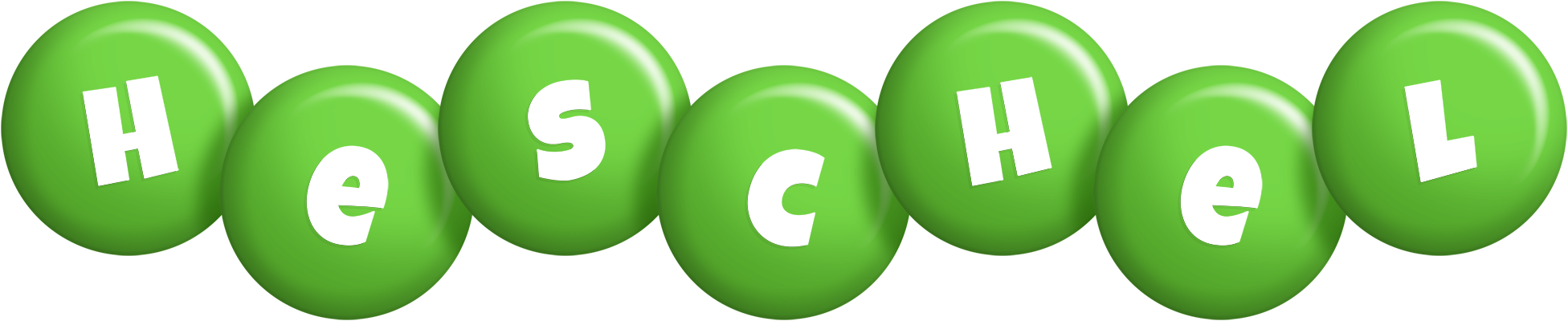 Heschel candy-green logo