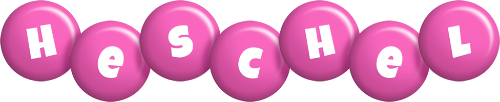 Heschel candy-pink logo