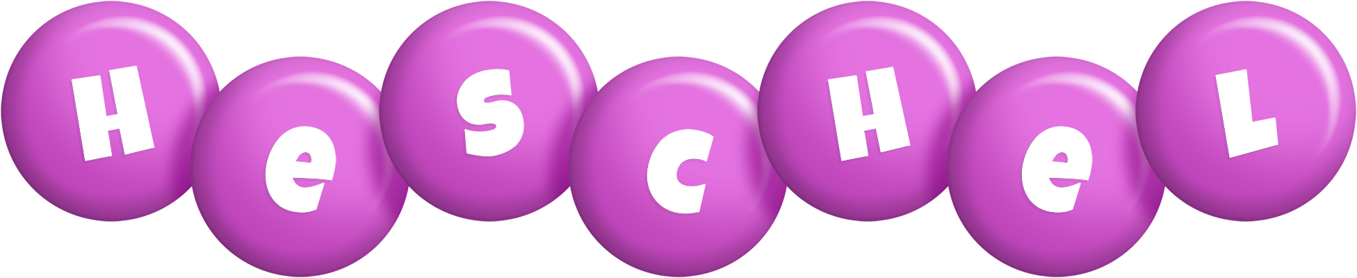Heschel candy-purple logo