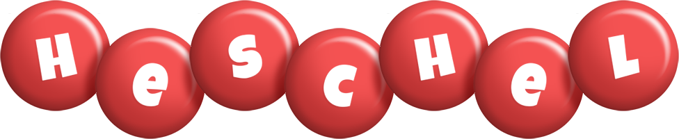 Heschel candy-red logo