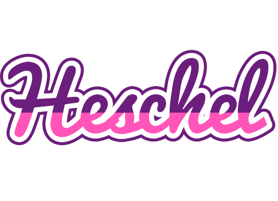 Heschel cheerful logo